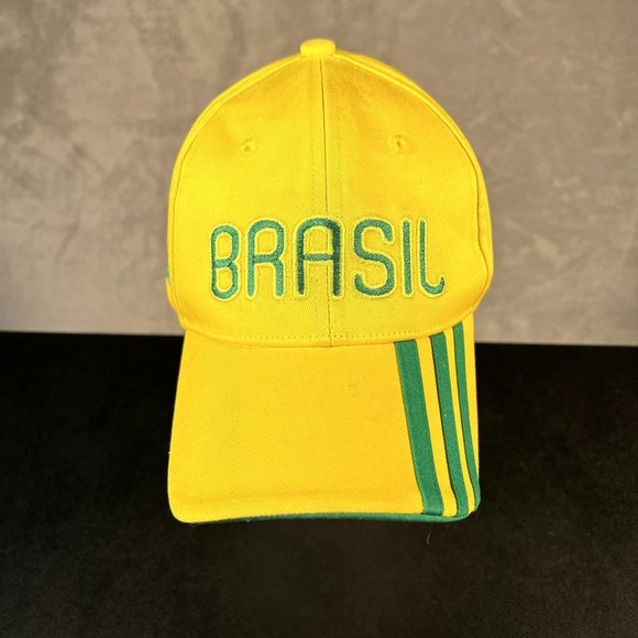 Adidas FIFA World Cup 2010 Brazil Hat Men's One Size Yellow Cap - Picture 2 of 8